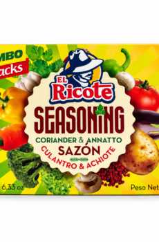 Sazón El Ricote con Culantro y Achiote – 36 sobres (180 g)