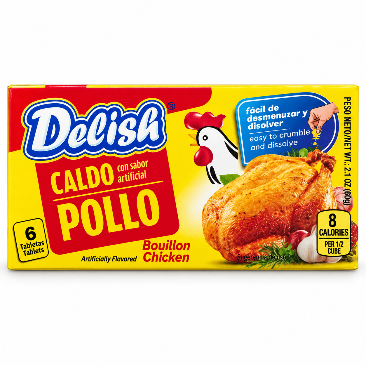 Caldo de Pollo Delish – 6 tabletas (60 g) - Image 2